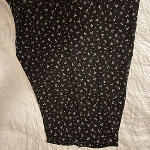 Brandy Melville mid-length skirt with floral print